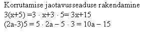 Naturaalarvude korrutamine